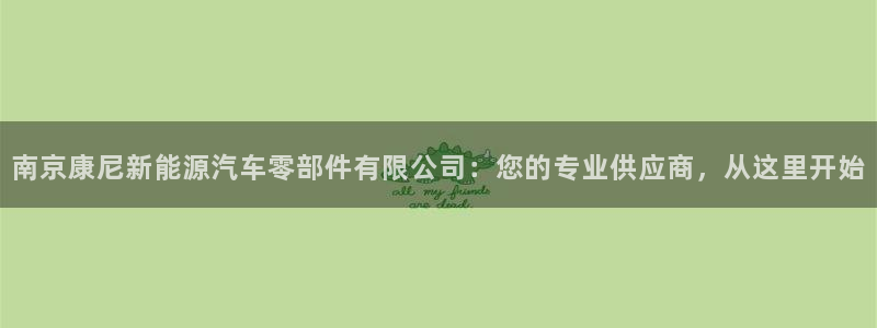 新宝gg招商:南京康尼新能源汽车零部件有限公司:您的专业供应