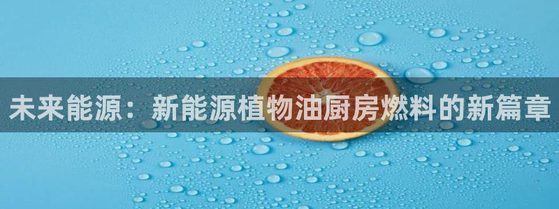 新宝gg客服电话:未来能源:新能源植物油厨房燃料的新篇章