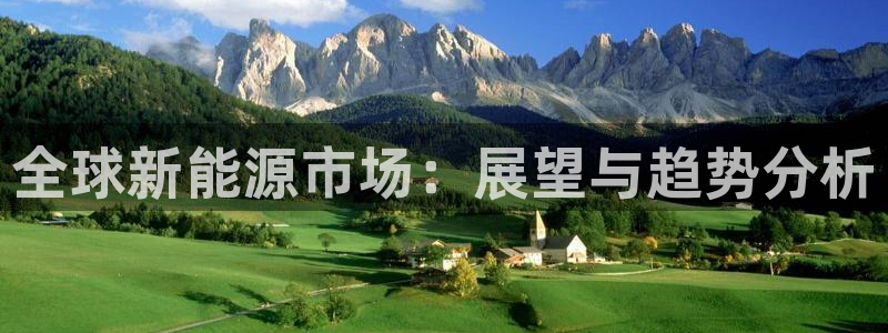 新宝GG跑路:全球新能源市场:展望与趋势分析